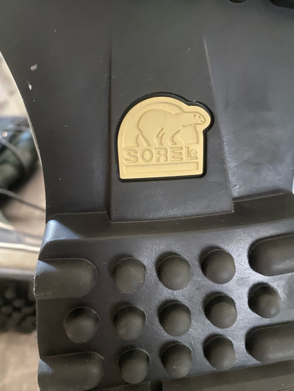 SOREL Caribou Waterproof Boot Insulated Black Dark Stone Natural Rubber Men's 13 - Picture 11 of 16